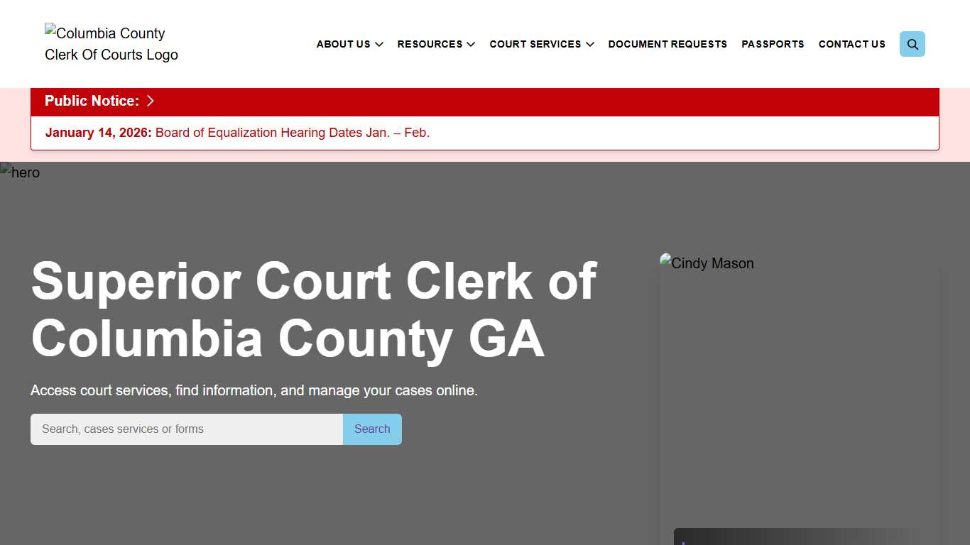 Clerk Of Court Columbia County Site